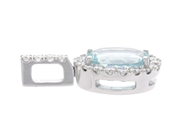 Jewellery - CLUSTER PENDANT, 18K white gold - View 2