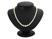 Jewellery, PEARL NECKLACE, cultured pearls approx. 8-4,5 mm, in auction: Lilla jewellery – Tuesday 2 December