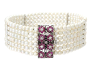 Jewellery, PEARL BRACELET, cultured pearls approx. 3,3 mm, in auction: Classic – Saturday 22 November