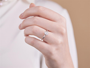 Jewellery - RING, 18K white gold - View 4