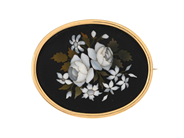 Jewellery, BROOCH, 18K gold, in auction: Christmas – Saturday 13 December