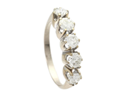 Jewellery, RING, 18K white gold, in auction: Classic – Saturday 22 November