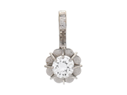 Jewellery, PENDANT, 18K white gold, in auction: Lilla jewellery – Tuesday 2 December
