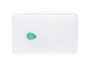 Gemstones, EMERALD, pear shaped, in auction: Lilla jewellery – Tuesday 2 December