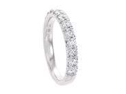 Jewellery - ETERNITY RING, 18K white gold - View 1