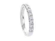 Jewellery - ETERNITY RING, 18K white gold - View 1
