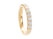 Jewellery - ETERNITY RING, 18K gold - View 1