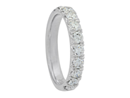 Jewellery - ETERNITY RING, 18K white gold - View 1