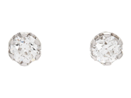 Jewellery - SOLITAIRE EARRINGS, 18K white gold - View 1