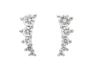 Jewellery - EARRINGS, 18K white gold - View 1