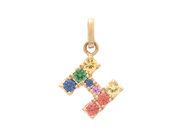 Jewellery - LETTER PENDANT, letter H - View 1