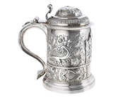 Silverware, JOSEPH CLARE I, tankard, in auction: Christmas – Saturday 13 December