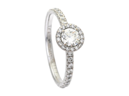 Jewellery, RING, 18K white gold, in auction: Christmas – Saturday 13 December