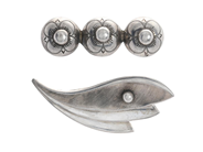 Jewellery - JEWELLERY SET, 2 items brooches - View 1