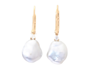 Jewellery - PEARL EARRINGS, 18K gold - View 1