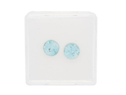 Gemstones, 2 ZIRCONES, round, in auction: Lilla jewellery – Tuesday 16 December 2025