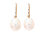 Jewellery - PEARL EARRINGS, 18K gold - View 1