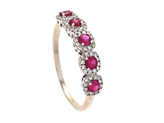 Jewellery, RING, 18K white gold, in auction: Lilla jewellery – Tuesday 2 December 2025