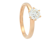 Jewellery - SOLITAIRE RING, 18K gold - View 1