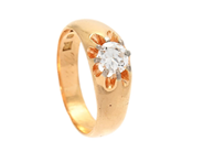 Jewellery, SOLITAIRE RING, 18K gold, in auction: Lilla jewellery – Tuesday 2 December 2025