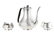 Silverware, SVEN TOXVAERD, coffee set, in auction: Christmas – Saturday 13 December