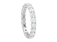 Jewellery - FULL ETERNITY RING, platinum - View 1