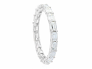 Jewellery - FULL ETERNITY RING, platinum - View 1