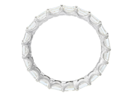 Jewellery - FULL ETERNITY RING, platinum - View 2