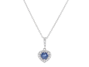 Jewellery - PENDANT/CHAIN, 18K white gold - View 1