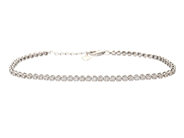 Jewellery, TENNIS BRACELET, 14K white gold, in auction: Lilla jewellery – Tuesday 2 December 2025
