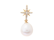 Jewellery - PEARL PENDANT, 18K gold with cultured freshwater pearl 8,7 mm - View 1