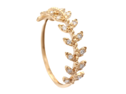 Jewellery - RING, 18K gold with single cut diamonds 0,11 ctw - View 1