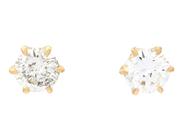 Jewellery, SOLITAIRE EARRINGS, 18K gold, in auction: Lilla jewellery – Tuesday 2 December 2025