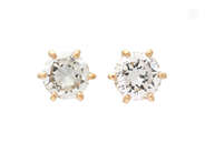 Jewellery - SOLITAIRE EARRINGS, 18K gold - View 1