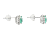 Jewellery - CLUSTER EARRINGS, platinum - View 2