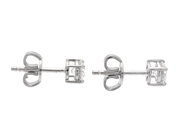 Jewellery - SOLITAIRE EARRINGS, 18K white gold - View 2