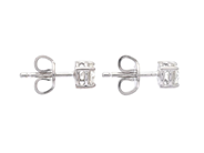 Jewellery - SOLITAIRE EARRINGS, 18K white gold - View 2