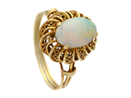 Jewellery, RING, 14K gold, in auction: Lilla jewellery – Tuesday 2 December 2025