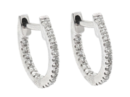 Jewellery - EARRINGS, 18K white gold - View 1
