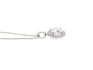 Jewellery - PENDANT WITH CHAIN, 18K white gold - View 2