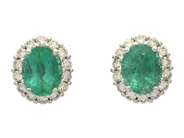 Jewellery, EARRINGS, 18K white gold, in auction: Lilla jewellery – Tuesday 2 December 2025