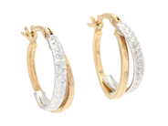 Jewellery, EARRINGS, 9K gold/rhodium plated gold, in auction: General – Tuesday 9 December