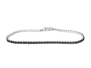Jewellery - TENNIS BRACELET, 18K white gold - View 1