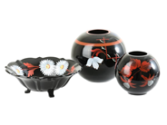 Ceramics - VASES AND DISH, 3 pcs - View 1