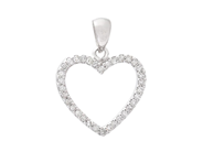 Jewellery - PENDANT, 18K white gold with single cut diamonds 0,17 ctw - View 1