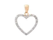 Jewellery - PENDANT, 18K white gold with single cut diamonds 0,17 ctw - View 1