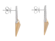Jewellery - EARRINGS, 18K gold/white gold - View 2