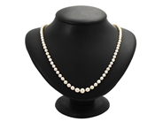 Jewellery, PEARL NECKLACE, cultured pearls approx. 3,5-7 mm, in auction: Lilla jewellery – Tuesday 16 December 2025
