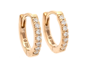 Jewellery - HOOP EARRINGS, 18K gold - View 1