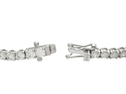 Jewellery - TENNIS BRACELET, 18K white gold - View 3